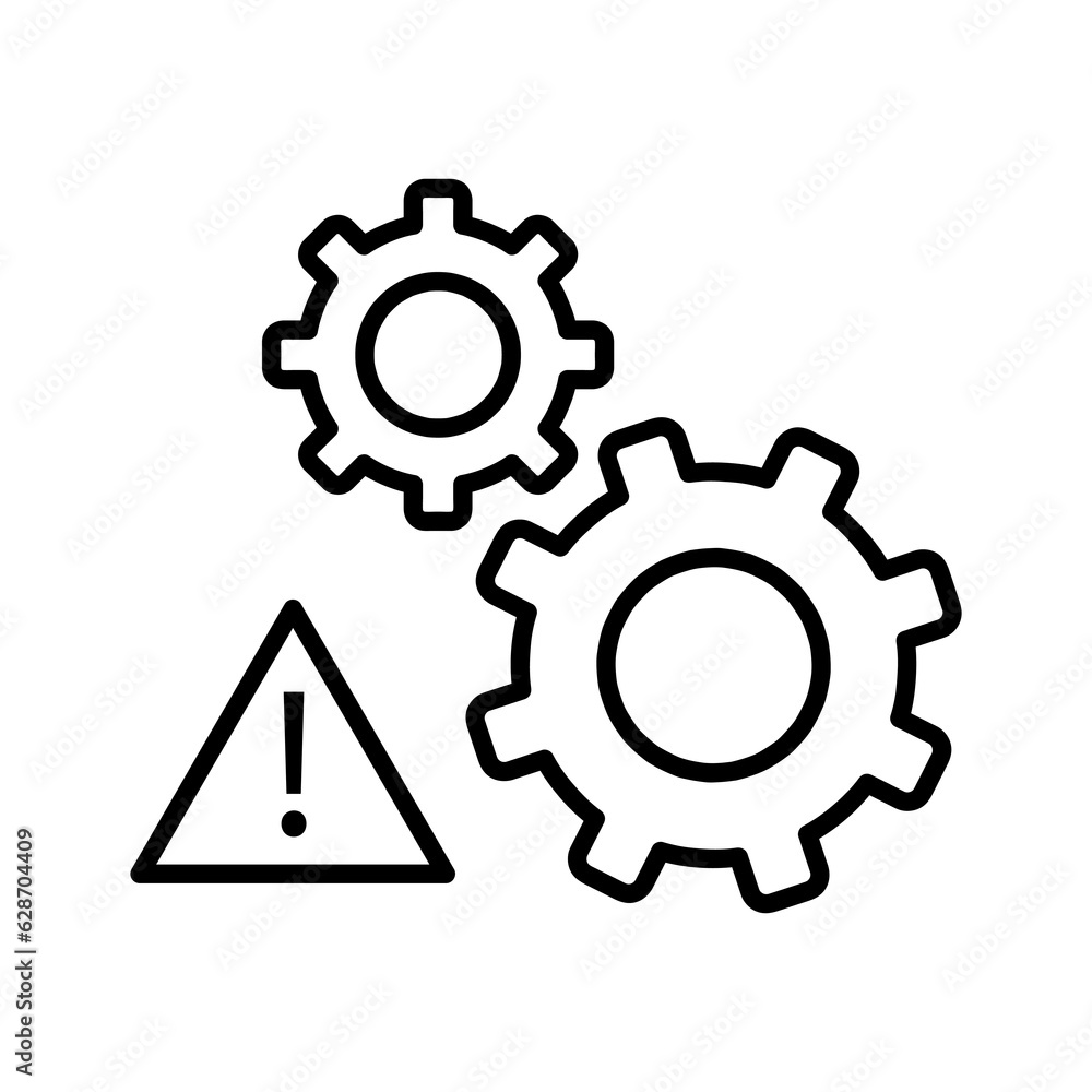 Risk icon vector, flat trendy style illustration on white background. Risk icon vector, flat trendy style illustration on white background.