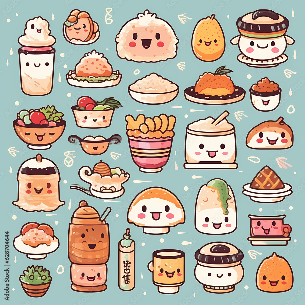 Kawaii poster to kitchen Kawaii poster to kitchen