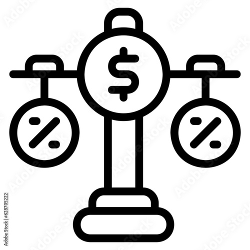  Law, outline icon