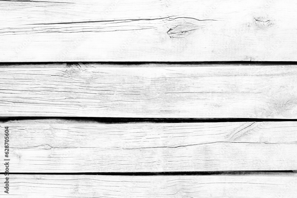 Texture of white wooden planks as background Texture of white wooden planks as background