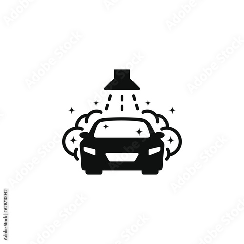 Car wash icon isolated on white background