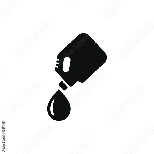 Car oil icon isolated on white background