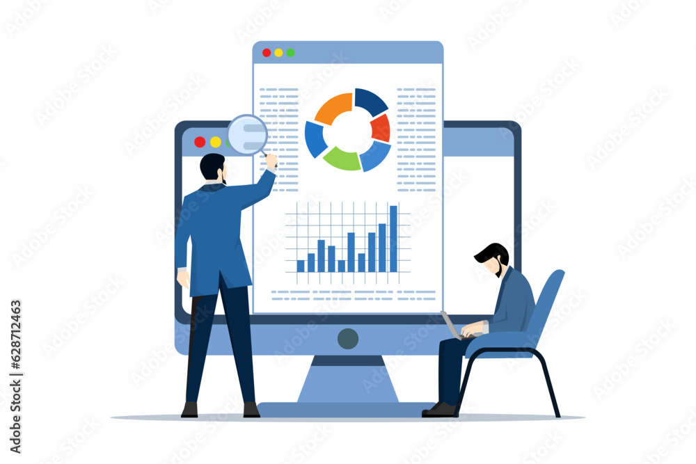 digital audit concept, digital audit abstract concept vector illustration. Digital accounting service, online business audit, internet marketing audit, company website, UI elements, abstract metaphor. digital audit concept, digital audit abstract concept vector illustration. Digital accounting service, online business audit, internet marketing audit, company website, UI elements, abstract metaphor.