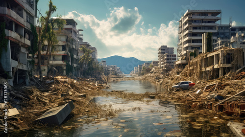 The city that was submerged by the tsunami