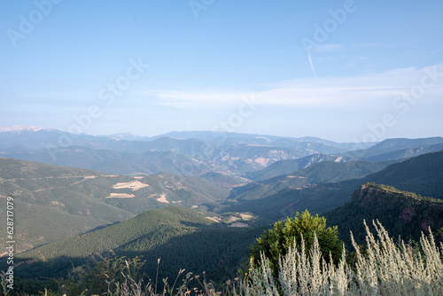 Viewpoint of the Creu de Guils del Cant   in Lleida  Catalonia.