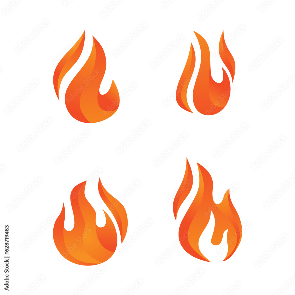 fire logo icon fire logo icon
