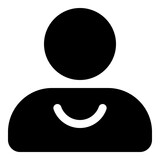 Man icon for user, account and avatar