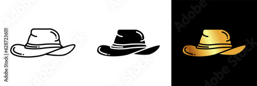 The Cowboy Hat Icon depicts a classic western-style hat, evoking the spirit of the Wild West and cowboy culture.