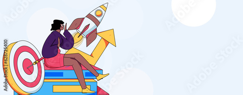 Education learning people flat vector concept hand drawn illustration
