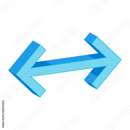 Free Download 3D Style Geometric Arrow - GFXLoad