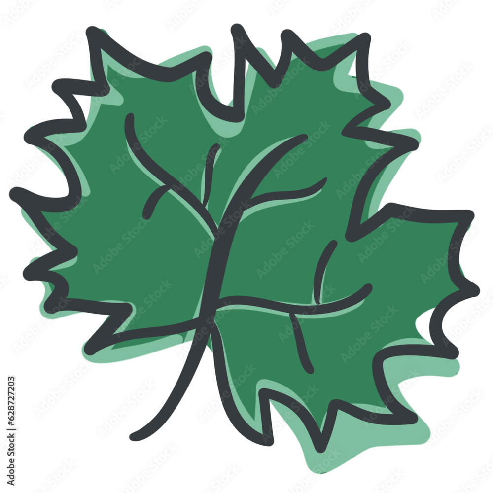 rustic hand drawn leaves illustration rustic hand drawn leaves illustration