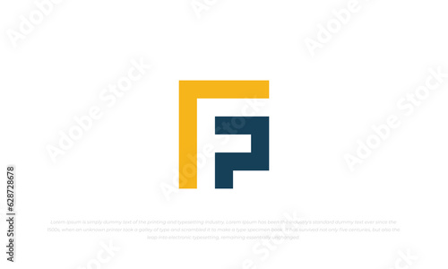 logo monogram style combination letters F, G, and P © Bi.Std
