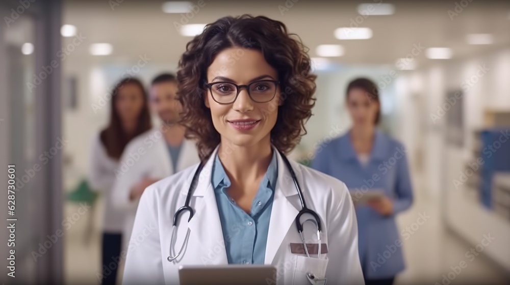 female doctor in hospital female doctor in hospital