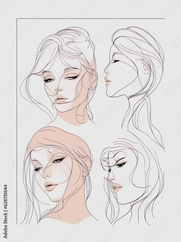 line art background poster, interior decoration poster line art background poster, interior decoration poster