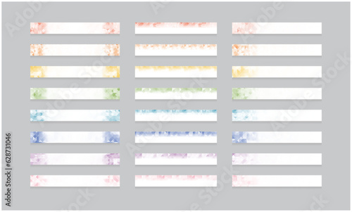 三角形テクスチャのバナー・見出し・タイトル・フレーム／ベクター