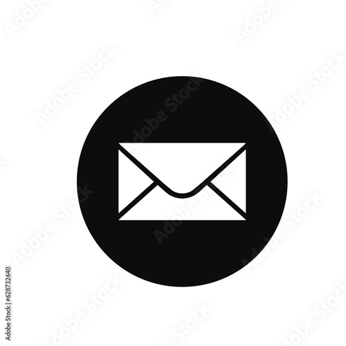 Message Icon. Email or News Illustrations - Vector, Sign and Symbol. black line icon