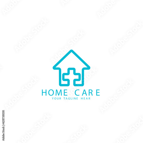 Free Download Simple modern Home Care Logo designs modern for medical service and consulting. - GFXLoad