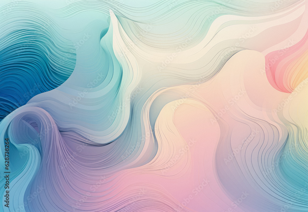 Pastel abstract colorful background with waves Pastel abstract colorful background with waves