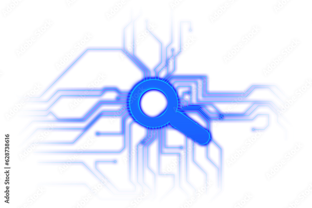 Digital png illustration of magnifying glass on transparent background Digital png illustration of magnifying glass on transparent background