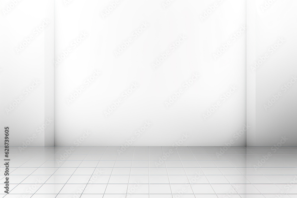 Abstract grey studio background, copy space