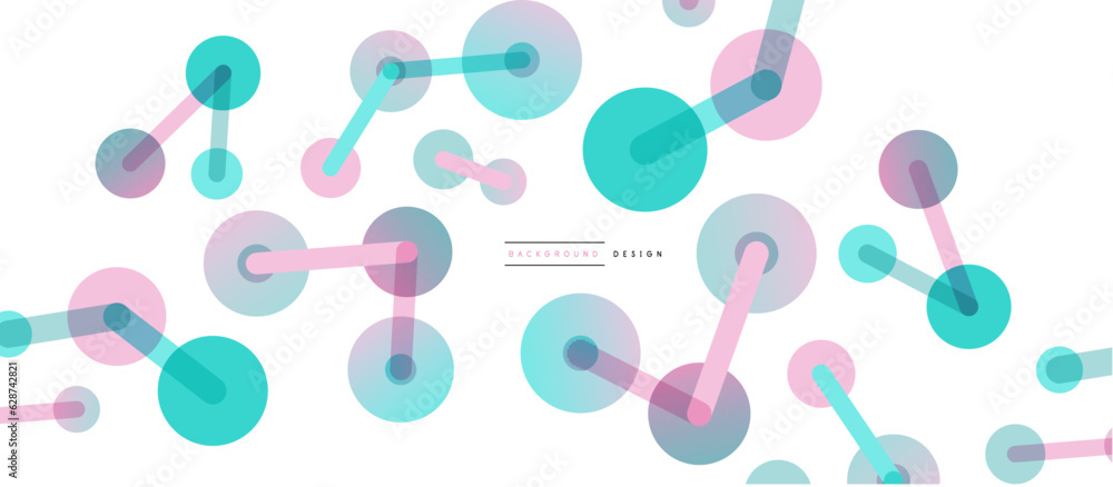 Line points connections geometric abstract background. Circles connected by lines. Trendy techno business template for wallpaper, banner, background or landing Line points connections geometric abstract background. Circles connected by lines. Trendy techno business template for wallpaper, banner, background or landing