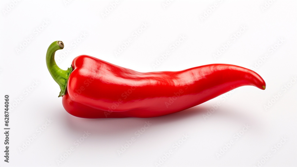 AI Generative. chili pepper isolated on a white background
