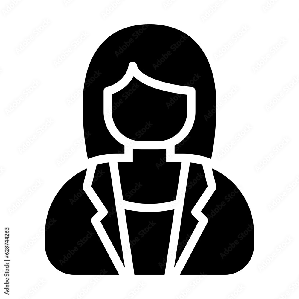 Teacher glyph icon Teacher glyph icon