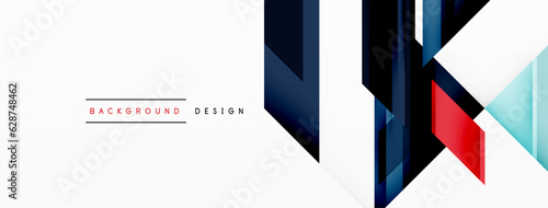 Visually striking background design featuring dynamic geometric lines and arrows. This captivating composition combines movement and precision, creating an engaging and visually appealing graphic