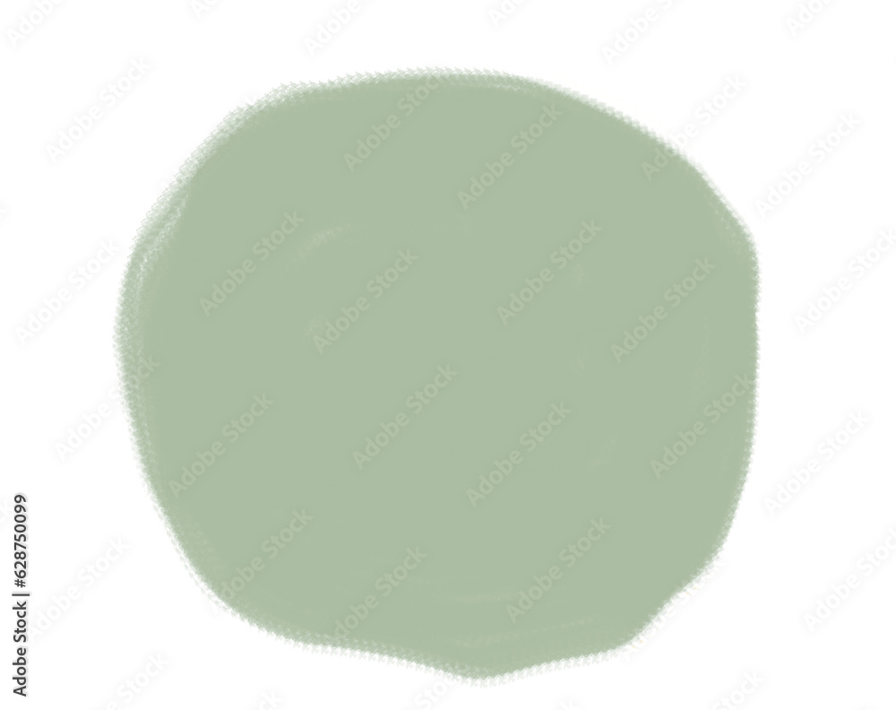 An isolated moss green circle text block with space for copy or logo against a blank background. An isolated moss green circle text block with space for copy or logo against a blank background.