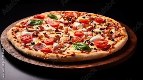 Pizza on White Background