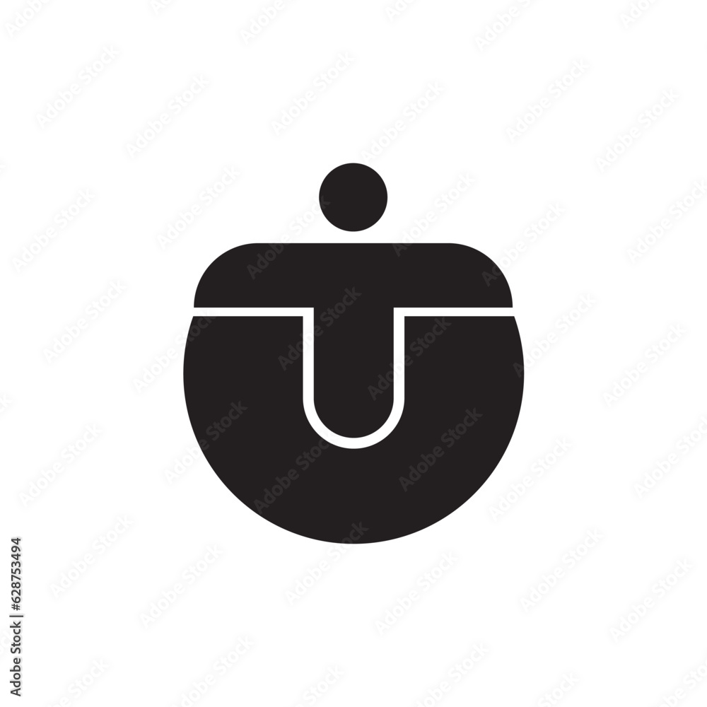 letter TU people good for logo technology. letter TU people good for logo technology.