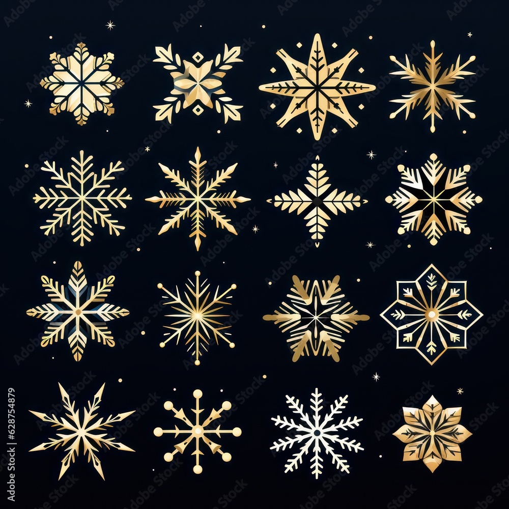 Winter's Whimsical Snowflake Doodles A Vector Image Celebrating Love Winter's Whimsical Snowflake Doodles A Vector Image Celebrating Love