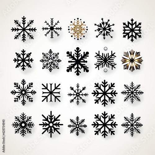 Winter s Whimsical Snowflake Doodles A Vector Image Celebrating Love