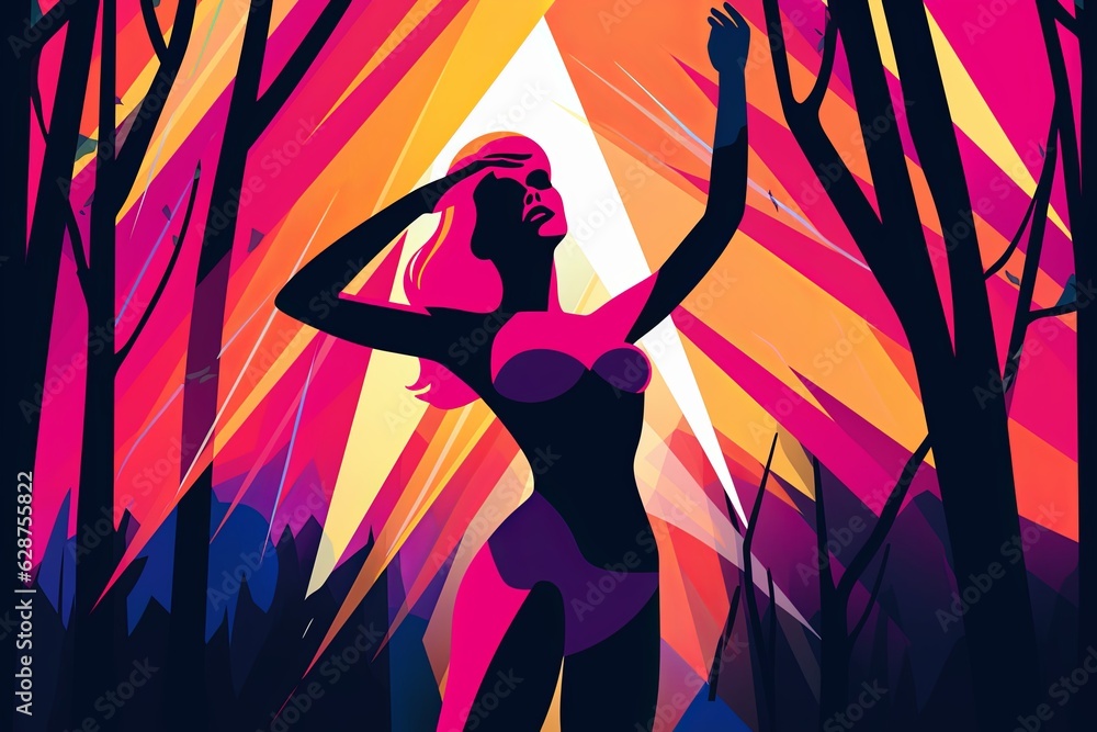 Bold Sleek Graphical Minimalist Female Profile Design Bold Sleek Graphical Minimalist Female Profile Design