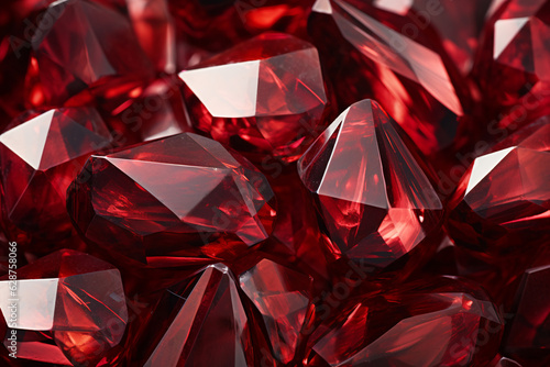 shiny garnet crystal close up pattern texture