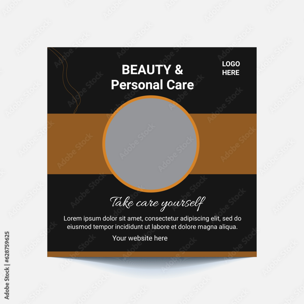 Beauty Center Makeup Social media post Banner or Square Flyer Template Design Beauty Center Makeup Social media post Banner or Square Flyer Template Design
