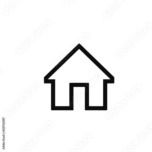 Home icon vector. House, real estate icon symbol 
