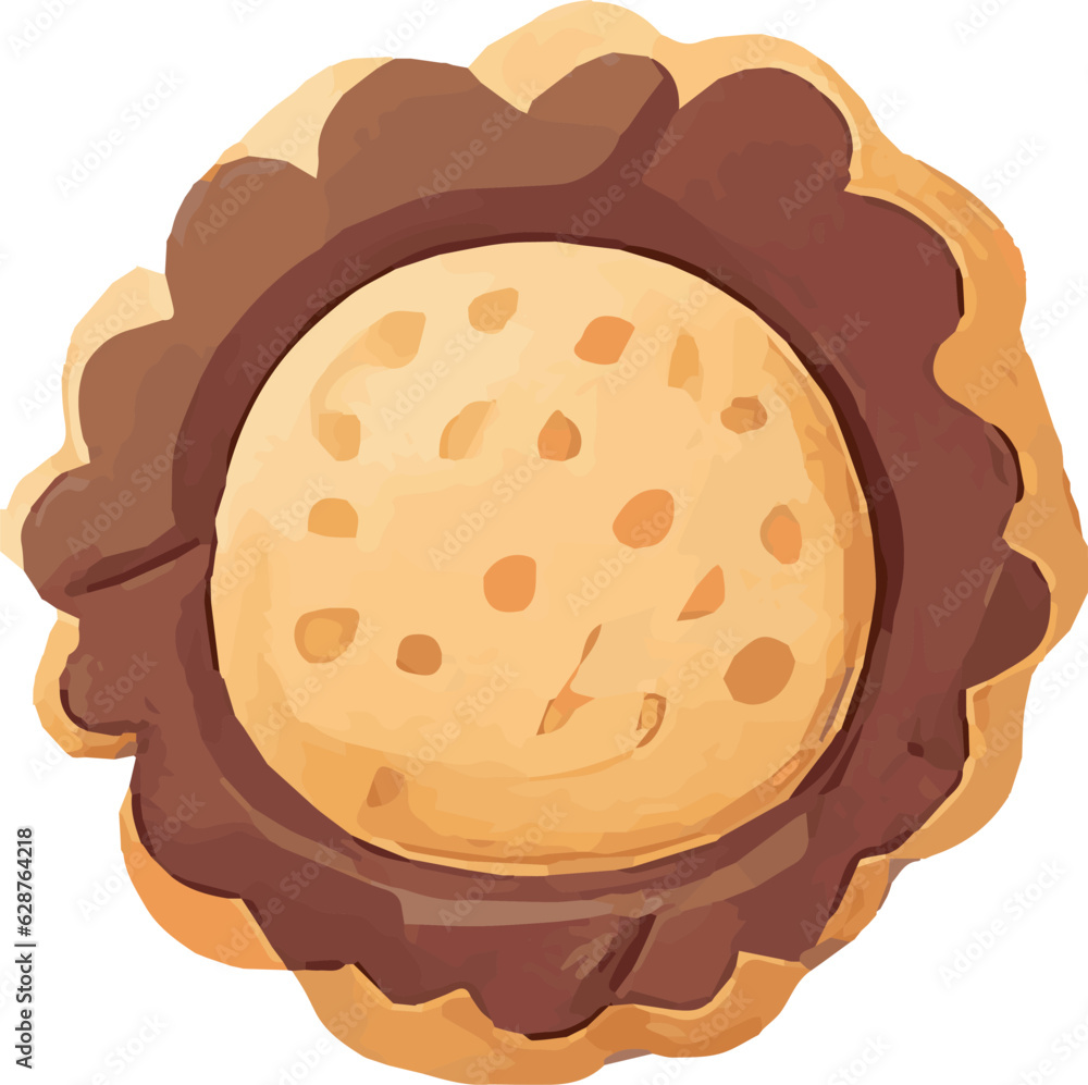Delicious Dessert Delight, Cookie, Biscuit, Gingerbread and Cream Delicious Dessert Delight, Cookie, Biscuit, Gingerbread and Cream