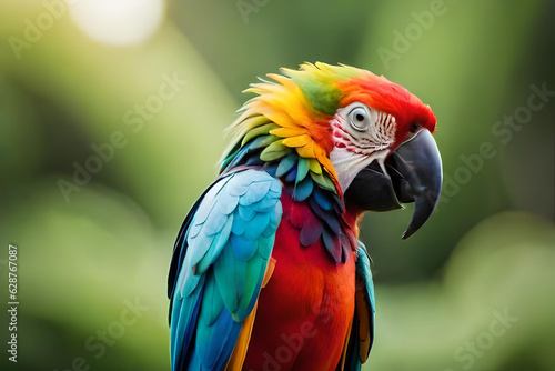 blue and yellow macaw