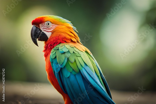 blue and yellow macaw ara © MuhammadAshir