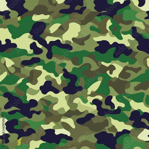 military seamless pattern
