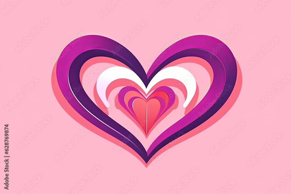 Diverse and Unique Minimalistic Sleek and Defined Heart Design Graphic Diverse and Unique Minimalistic Sleek and Defined Heart Design Graphic