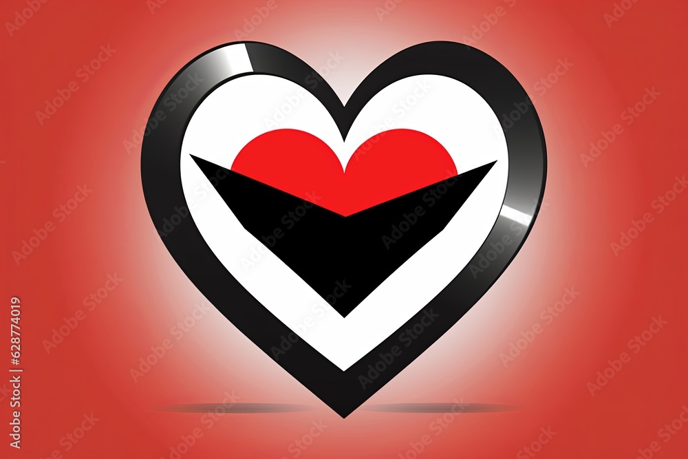 Diverse and Unique Minimalistic Sleek and Defined Heart Design Graphic Diverse and Unique Minimalistic Sleek and Defined Heart Design Graphic