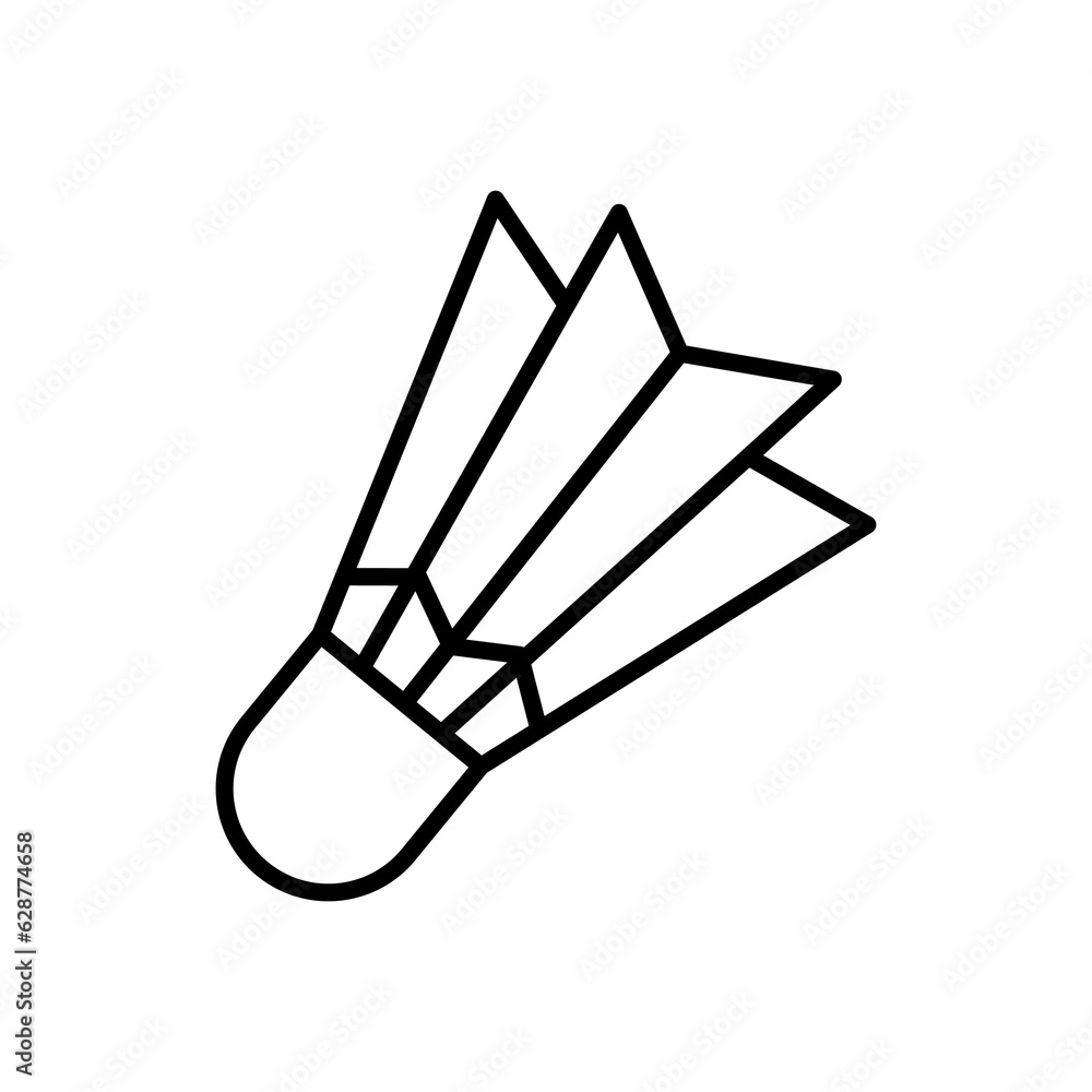 simple Shuttlecock icon simple Shuttlecock icon