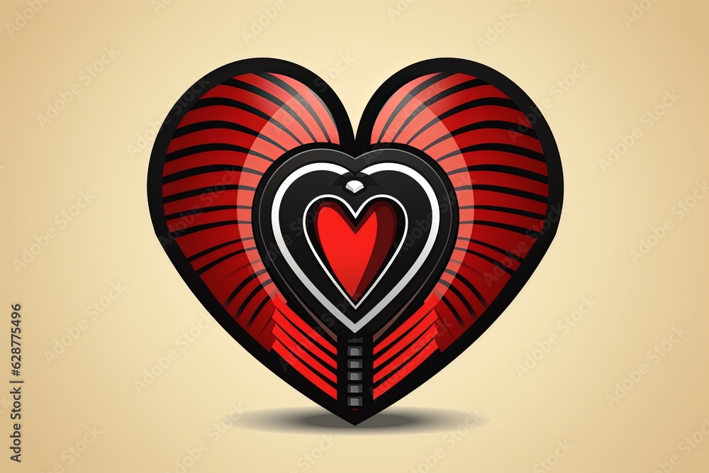 Diverse and Unique Minimalistic Sleek and Defined Heart Design Graphic Diverse and Unique Minimalistic Sleek and Defined Heart Design Graphic
