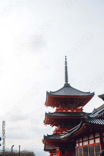 April 2019. Osaka, Japan. Cultural heritage Japanese architecture