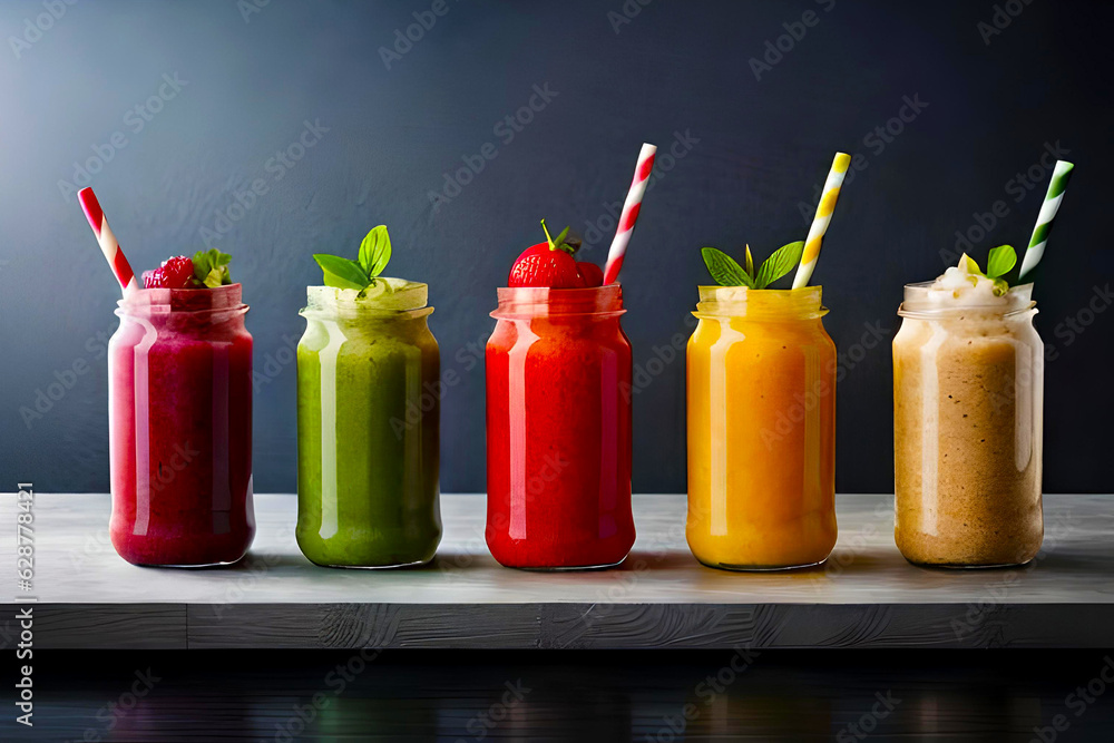Fototapeta premium juice in a glass