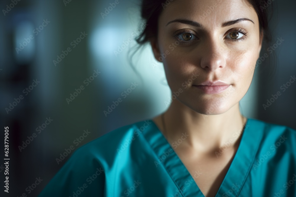 Close up female portrait hospital nurse Caucasian woman girl doctor in uniform healthcare medical surgeon clinic health rehabilitation center pandemic science laboratory worker medicine practitioner Close up female portrait hospital nurse Caucasian woman girl doctor in uniform healthcare medical surgeon clinic health rehabilitation center pandemic science laboratory worker medicine practitioner