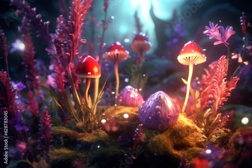 Enchanting Magic Realism 3D Render Background © AberrantRealities