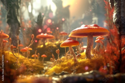 Enchanting Magic Realism 3D Render Background